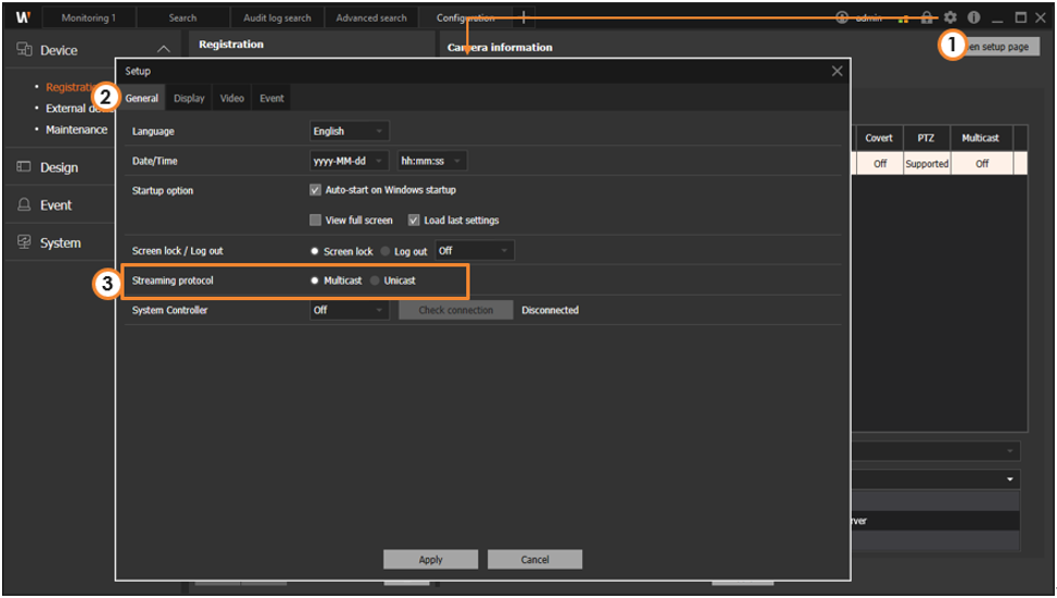 Setting up multicast between MG and Console on SSM – Hanwha Vision