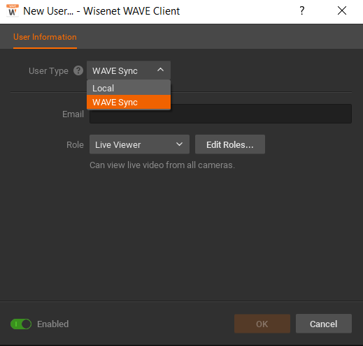How do I add a WAVE Sync end user account? – Hanwha Vision Support Portal