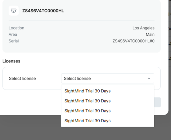 SightMind: How do I attach a license? – Hanwha Vision Support Portal